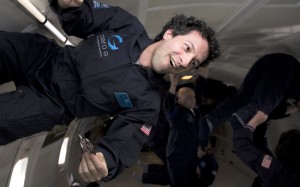 Rob sitting on the wall of the Zero G 727