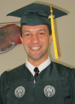 Rob in cap and gown