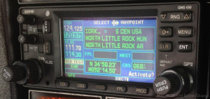 Manual Selection of I-ORK DME on a Garmin GNS 430
