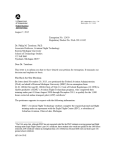 Letter of denial from FAA to EMU.